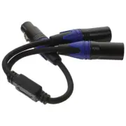 Y Cable Splitter 1 Female To 2 Male To Microphone Wire