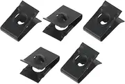 50Pcs Car Metal Clips Speed Fastener U-Nuts Self Tapping Screw Spire Clamps Spring Tie Plate Universal Auto Interior Accessories