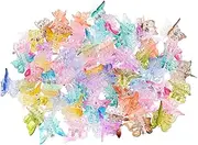 Baluue 80pcs Butterfly Barrettes Hair Claw Barrettes Girl Hair Clips Mini Butterfly Hair Clips Mini Hair Claw Clips Small Butterfly Hair Clips Plastic