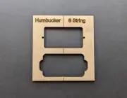 Humbucker Guitar Pick Up Routing Template (6, 7 or 8 string)