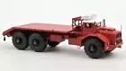 Model Truck Scale 1:43 Norev Berliet T100 N.1 1960 Red Without Side Pan