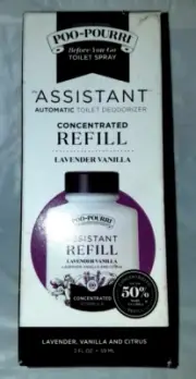 Poo-Pourri The Assistant Concentrated Refill Lavender Vanilla Scent 2 OZ 59 ML