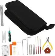 Totority Guitar Setup Kit 26pcs Complete Guitar Repairing Tool Set Care Tools for Beginners Professionals