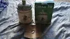 Cookie Jar Canister with Lid 10.5" tall We Can Build a Snowman Stoneware New