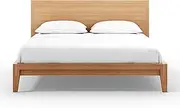 Breezy Connected Bed, Solid North American White Oak Bed Frame, Solid Wood headboard, High-Quality Bed Frame (Double Size)