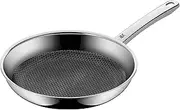 WMF 1756246411 Frying pan Coated Ø 24cm|Black Profi Resist Stainless Steel Handle Multilayer Material with Honeycomb Structure Suitable for Induction Hand wash, Silver