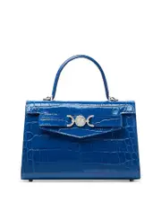 Versace Croc-Effect Medusa '95 Handbag
