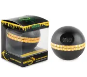 Ooze Saturn Globe Grinder a unique 4 piece grinder BLACK/GOLD Velvet Pouch Incl