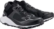 Alpinestars Meta XR V2 Shoes, black-grey-white, Size 45 for Men Black Grey White
