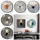 Quartz Wall Clock 8 Inches Hanging Watch Modern Decor Mute Clock Home