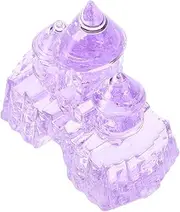 SOPOTUTU Castle Model Small Castle Prop Pretend Party Adornment Shaped Delicate Realistic Mini Ornaments Castles Scene Birthday Landscape Castle Plastic Purple