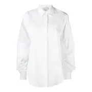 [3.1 Phillip Lim] Long Sleeve Shirt With Gathered Sleeve