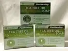 3 Bars Roycederm Antifungal Antibacterial Tea Tree Soap 4 oz each 05/27