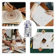 Professional Drafting Drawing Compasses Geometry Teaching Study Stationery Set