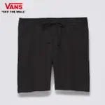 【VANS 官方旗艦】RANGE RELAXED ELASTIC 男女款黑色短褲