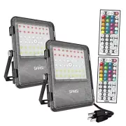 LED Flood Light Outdoor 800W Equivalent, 80W 8800LM RGBW Flood 80.0 Watts