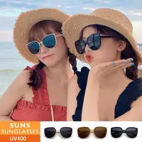 在飛比找PChome24h購物優惠-【SUNS】韓版潮流網紅款墨鏡/太陽眼鏡 抗UV(33528