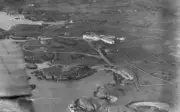 WALES OLD PHOTO Elevated View of Cliff Hotel, Trearddur Bay, 1930s 2