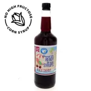 Hypothermias BLACK CHERRY Snow Cone machine Shaved Ice Flavor Syrup QUART