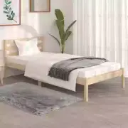 NNEVL Bed Frame Solid Wood Pine 92x187 cm Single Size