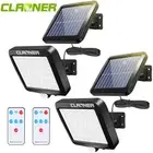 Solar Power PIR Motion Sensor Wall Light LED Outdoor Garden Security Flood Lamp
