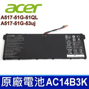 ACER AC14B3K 原廠電池 A517-51G-51QL A517-51G-53uj (9.4折)