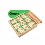 Sudoku Crosswords Wooden Educational Digits Inference Logic Games Green