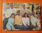 Melissa and Doug 1249 Multi Cultural Family Wooden Jigsaw Puzzle Set 5 Puzzles