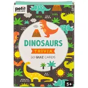 Petit Collage Dinosaurs Trivia Quiz Cards