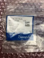 New Swagelok Tube Plug Fitting, 1/8", SS-200-PBLBQ SC-11 Cleaned Krytox® 240 AC