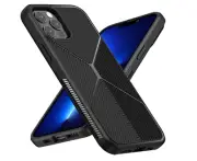 Black Heavy Duty Silicone Case for iPhone 12 Pro Max Black
