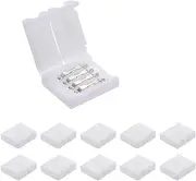 Labymos 4 Pins RGB LED Strip Connector Quick Splitter 10 Pack White