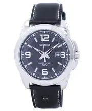 Casio Enticer Analog Genuine Leather Band Analog Date MTP-1314L-8AVDF Mens Watch