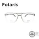Polaris PS-5882 COL.C1 飛行眼鏡造型鐵灰色框/無螺絲/鈦鋼光學鏡架/明美鐘錶眼鏡