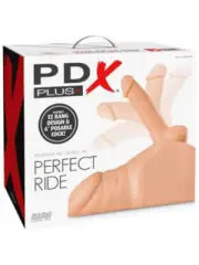 Pipedream PDX Plus Perfect Ride Posable Male Masturbator Light
