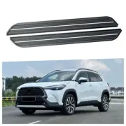2Pcs Side Step Fixed Running Board Bar fits for Toyota Corolla Cross 2022-2025