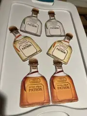 Patron Tequila Cardboard Cutout Bottles (set Of 6) Free Shipping USA
