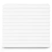 White Cotton Pillow Cases Standard Size Set of 12, Heavy Weight Quality Pillo...