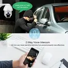EU Plug Smart 1080P Wifi PTZ Camera 8LED Motion Detection Waterproof Securit Fit
