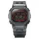 【CASIO】卡西歐 G-SHOCK 方形 果凍透明感 藍芽連接 200米防水 運動電子錶 DW-B5600G-1 黑色漸層