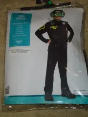Costume, Male, Police, S.W.A.T Officer, Child Medium 8-10, NIP F