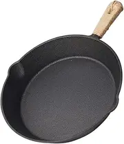 Luxshiny Non-Stick Cast Iron Pan Steak Frying Pan BBQ Pancake Gas Stove Induction Easy Cleaning Saver