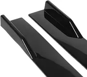 2.2M Side Skirts Extension Rocker Panels Lip Splitters Diffuser Winglet Wings Compatible for BMW F20 F21 Sport 2015-2019 Car Accessories(Right)
