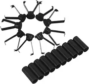 [BESPORTBLE] 10pcs Metal Lace Protectors Durable and Lightweight Hoodie Cord End Caps for Stylish Shoelace Tips Drawstring Ends and Projects Easy to Use and Portable
