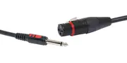 Redback 5m 3 Pin Female XLR To 6.35mm Jack Microphone Cable