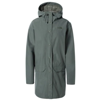The North Face Women’s Woodmont Rain Jacket - Agave Green, Outerwear