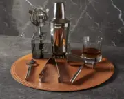 Bartender Cocktail Drink Making Set Home Bar Shaker Mixer Kit Stainless Steel