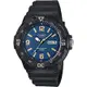 CASIO 卡西歐 DIVER LOOK 潛水運動風手錶 送禮推薦-藍x黑/47.9mm MRW-200H-2B3
