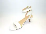 Naturalizer Womens Tinda "white Pearl" Open Toe Ankle Strap Sandals Size 6.50 M