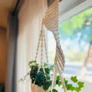Macrame Plant Hangers Handmade Cotton Rope Flower Pots Holder Decorative ZA